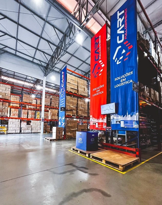 Gestão de armazenagem logistica